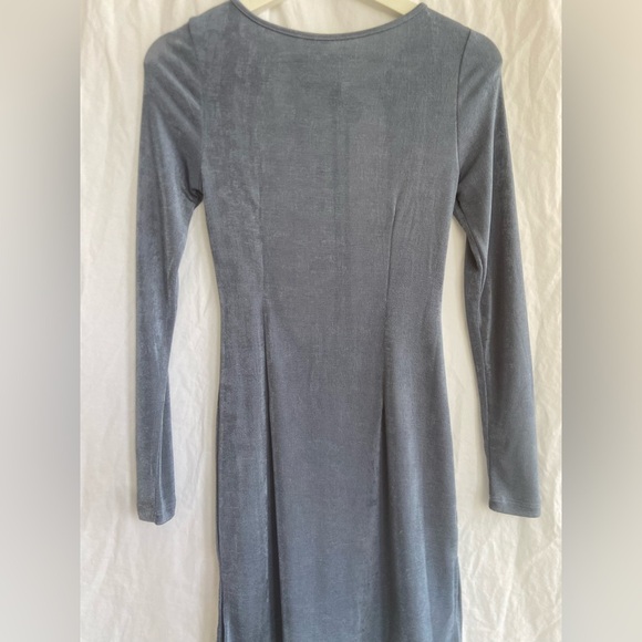 Lioness Montana Mini Dress Dusty Blue Size XS - Picture 13 of 16